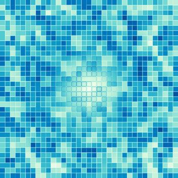 Texture Swimming pool Mosaic tile background. Wallpaper, banner, backdrop