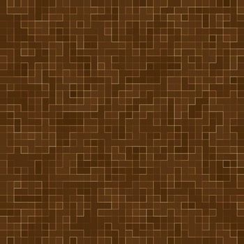 Colored ceramic stones. Abstract Smooth Brown Mosiac Texture abstract ceramic mosaic adorned building. Abstract Seamless Pattern