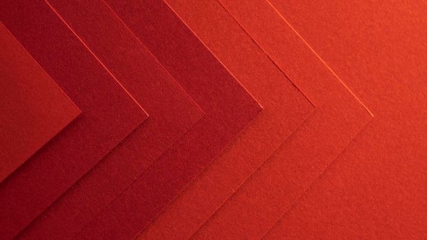 elegant red papers arrow shapes. High resolution photo