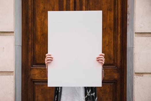 holding panel. High resolution photo