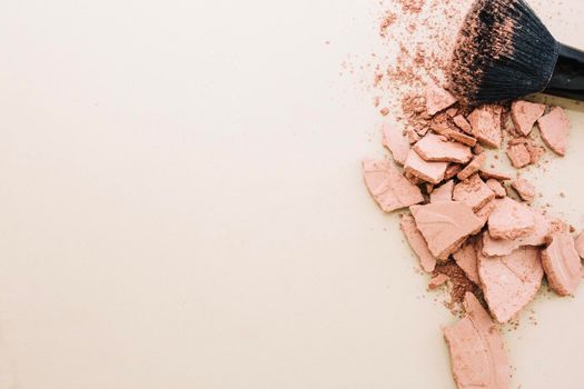 crushed powder brush. High resolution photo