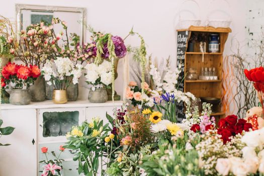 flowers florist atelier. Beautiful photo