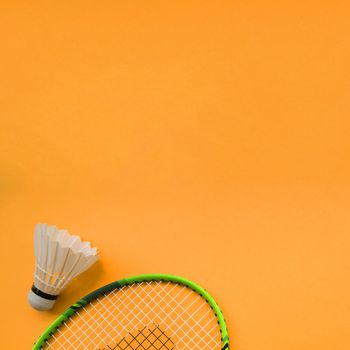 sport composition with badminton elements2. Resolution and high quality beautiful photo
