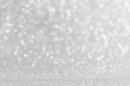 Silver glitter holiday background Christmas New year luxury design backdrop