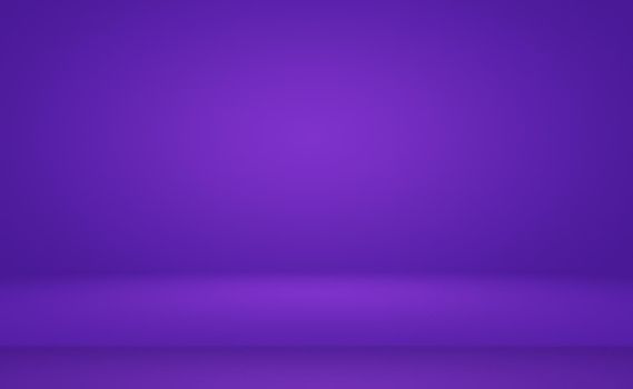 Studio Background Concept - abstract empty light gradient purple studio room background for product. Plain Studio background