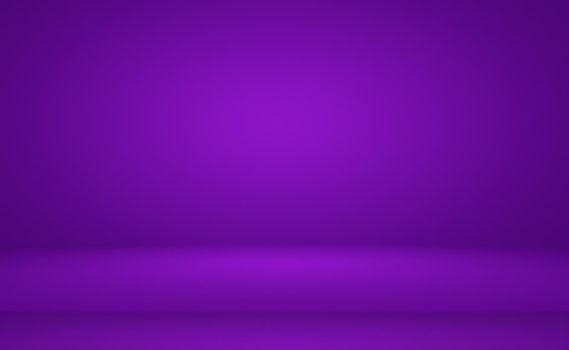 Studio Background Concept - abstract empty light gradient purple studio room background for product. Plain Studio background