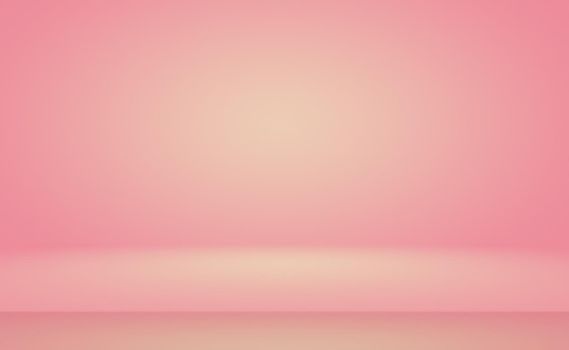 Abstract empty smooth light pink studio room background, Use as montage for product display,banner,template