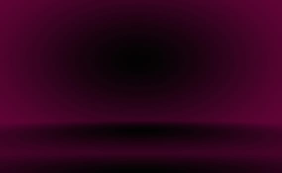 Studio Background Concept - abstract empty light gradient purple studio room background for product. Plain Studio background