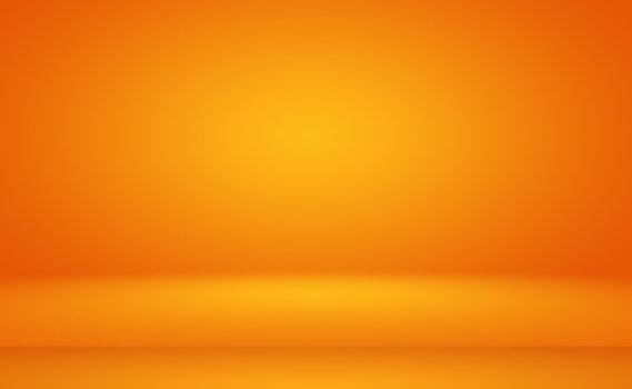 Abstract Orange background layout design,studio,room, web template ,Business report with smooth circle gradient color