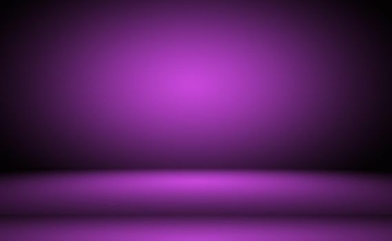 Studio Background Concept - abstract empty light gradient purple studio room background for product. Plain Studio background