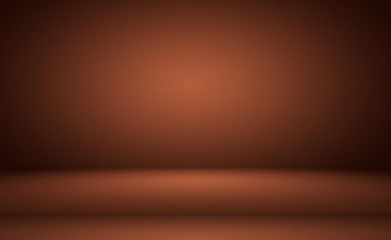 Abstract Smooth Brown wall background layout design,studio,room,web template,Business report with smooth circle gradient color.