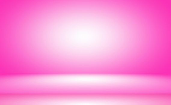 Abstract empty smooth light pink studio room background, Use as montage for product display,banner,template