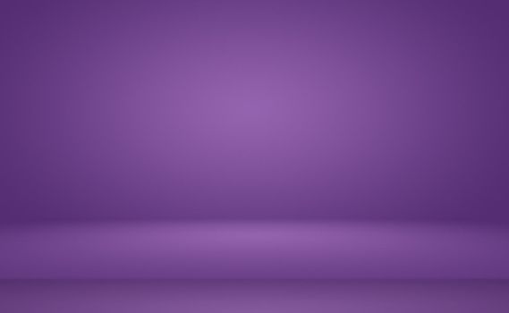 Studio Background Concept - abstract empty light gradient purple studio room background for product. Plain Studio background