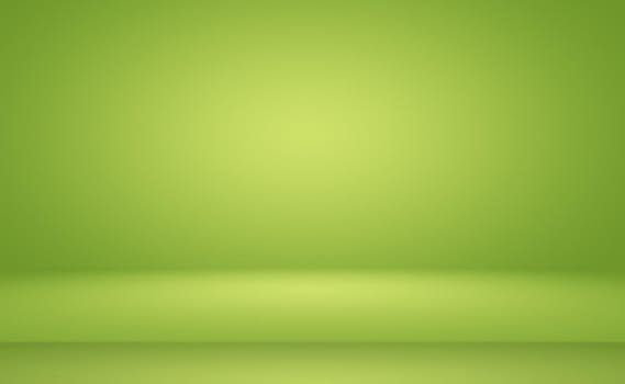 Luxury plain Green gradient abstract studio background empty room with space for your text and picture.