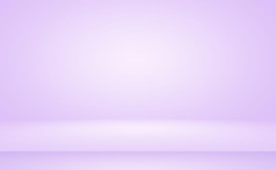 Studio Background Concept - abstract empty light gradient purple studio room background for product. Plain Studio background