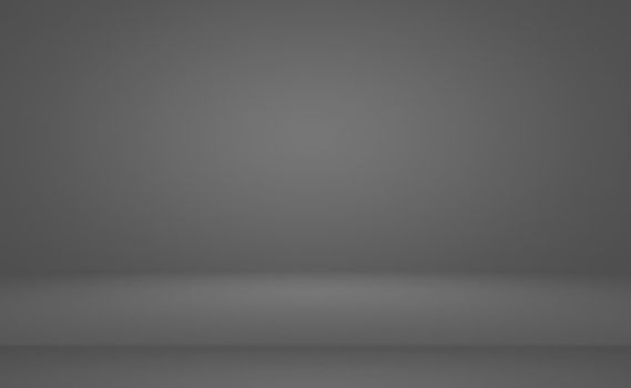 Abstract luxury plain blur grey and black gradient, used as background studio wall for display your products