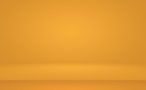 Abstract Luxury Gold yellow gradient studio wall, well use as background,layout,banner and product presentation