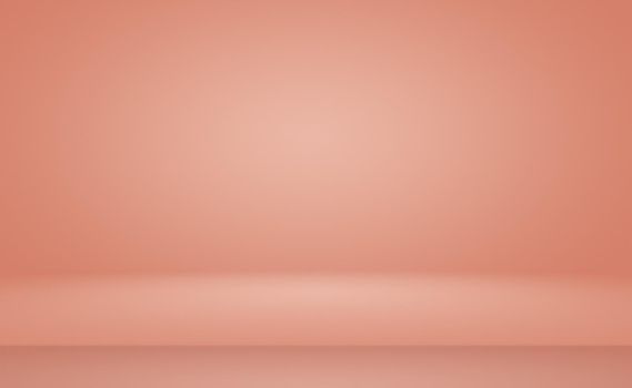 abstract blur of pastel beautiful peach pink color sky warm tone background for design as banner,slide show or others.