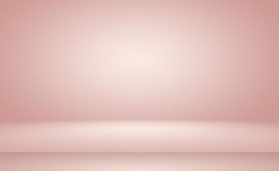 Abstract empty smooth light pink studio room background, Use as montage for product display,banner,template