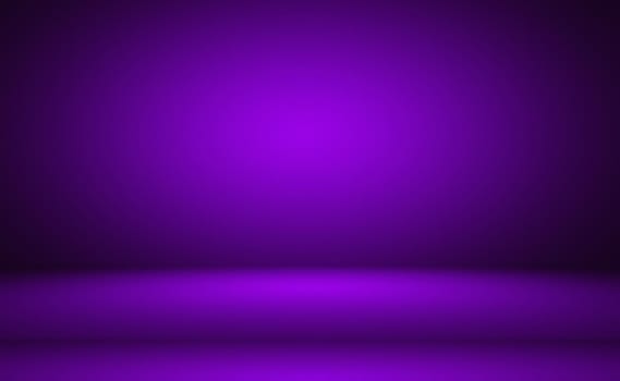 Studio Background Concept - abstract empty light gradient purple studio room background for product. Plain Studio background