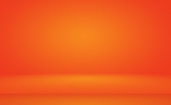 Abstract Orange background layout design,studio,room, web template ,Business report with smooth circle gradient color