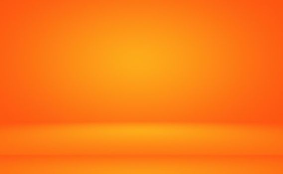 Abstract Orange background layout design,studio,room, web template ,Business report with smooth circle gradient color