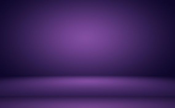 Studio Background Concept - abstract empty light gradient purple studio room background for product. Plain Studio background