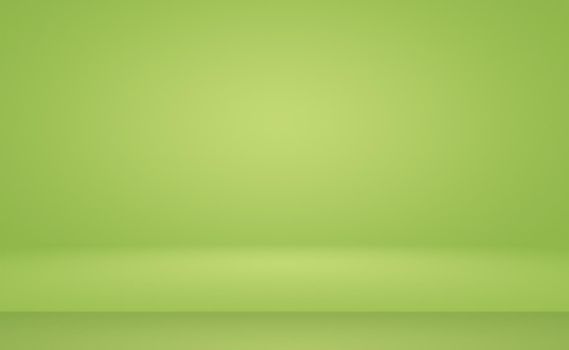 Green gradient abstract background empty room with space for your text and picture