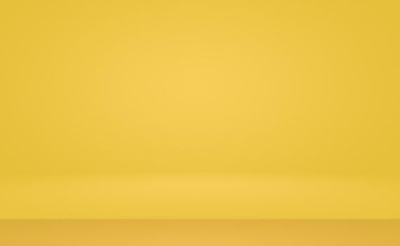 Abstract Luxury Gold yellow gradient studio wall, well use as background,layout,banner and product presentation