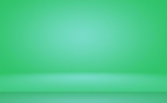 Green gradient abstract background empty room with space for your text and picture