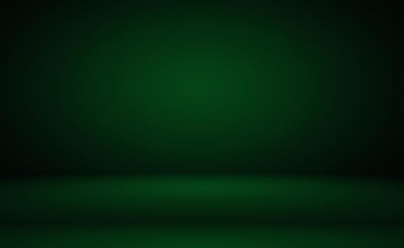 Luxury plain Green gradient abstract studio background empty room with space for your text and picture.