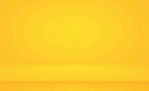 Abstract Luxury Gold yellow gradient studio wall, well use as background,layout,banner and product presentation