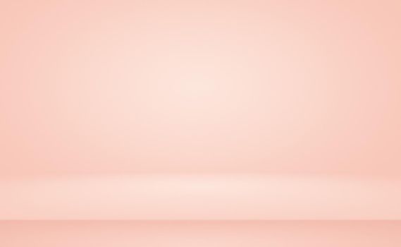 abstract blur of pastel beautiful peach pink color sky warm tone background for design as banner,slide show or others.