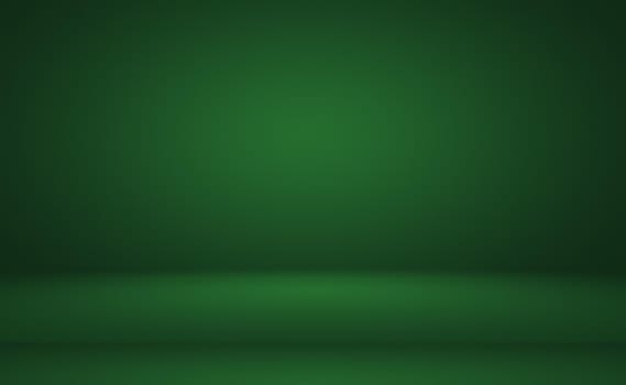 Luxury plain Green gradient abstract studio background empty room with space for your text and picture.