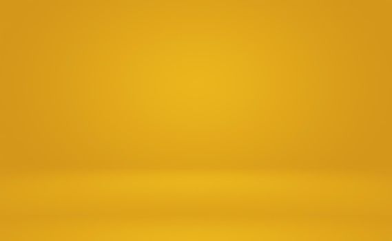 Abstract Luxury Gold yellow gradient studio wall, well use as background,layout,banner and product presentation