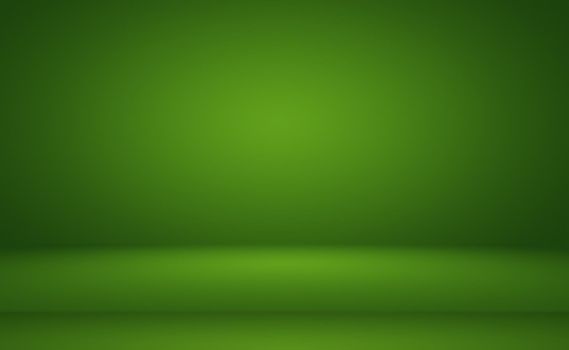 Green gradient abstract background empty room with space for your text and picture