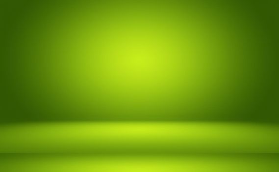 Green gradient abstract background empty room with space for your text and picture