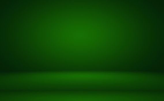 Green gradient abstract background empty room with space for your text and picture