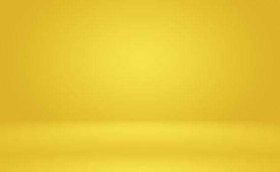 Abstract Luxury Gold yellow gradient studio wall, well use as background,layout,banner and product presentation