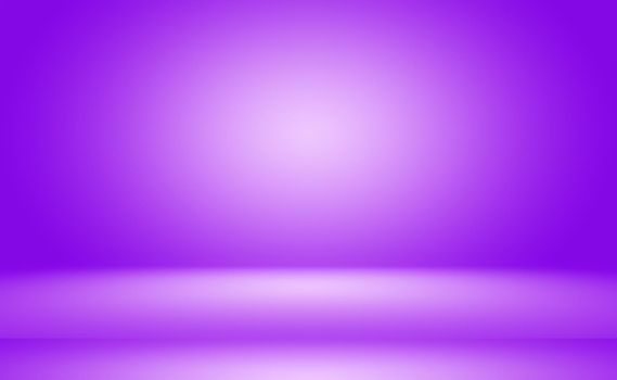 Studio Background Concept - abstract empty light gradient purple studio room background for product. Plain Studio background