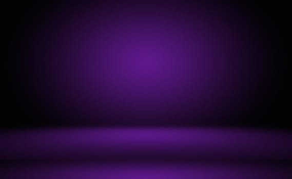 Studio Background Concept - abstract empty light gradient purple studio room background for product. Plain Studio background