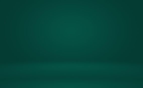 Green gradient abstract background empty room with space for your text and picture