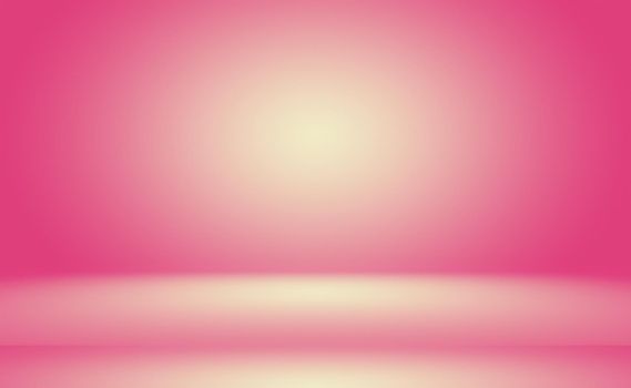 A soft vintage gradient blur background with a pastel colored well use as studio room, product presentation and banner.