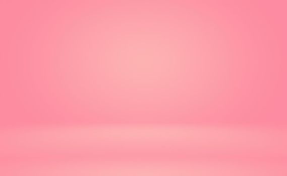 Abstract empty smooth light pink studio room background, Use as montage for product display,banner,template