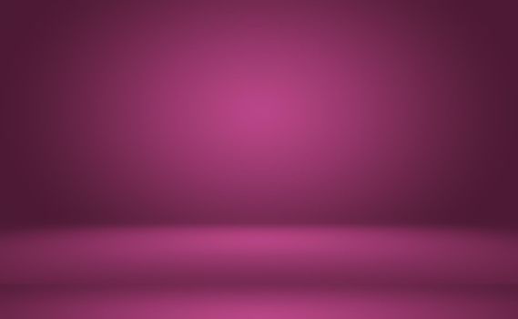 Studio Background Concept - abstract empty light gradient purple studio room background for product. Plain Studio background