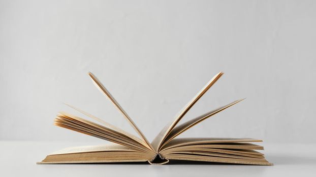 open book with white background. Resolution and high quality beautiful photo