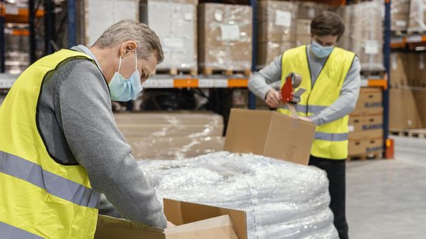men warehouse working. Resolution and high quality beautiful photo