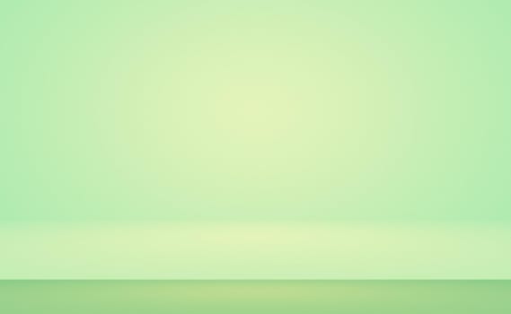 Luxury plain Green gradient abstract studio background empty room with space for your text and picture.