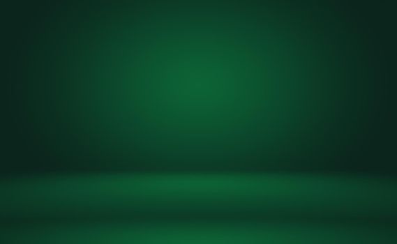 Green gradient abstract background empty room with space for your text and picture