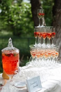 wedding glasses for wine and champagne from crystal